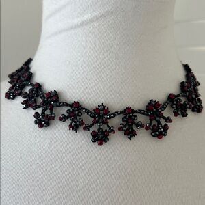 Black & red jewelry set